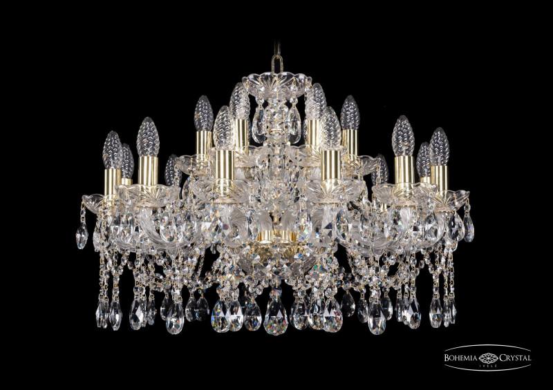 

Подвесная люстра Bohemia Ivele Crystal 1413/12+6/220/G