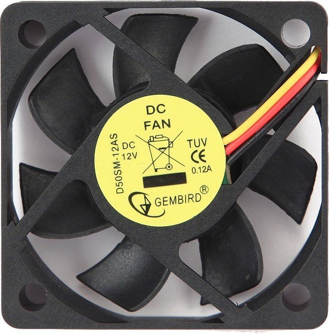 Gembird D50SM-12AS - фото Кулер для корпуса Gembird D50SM-12AS