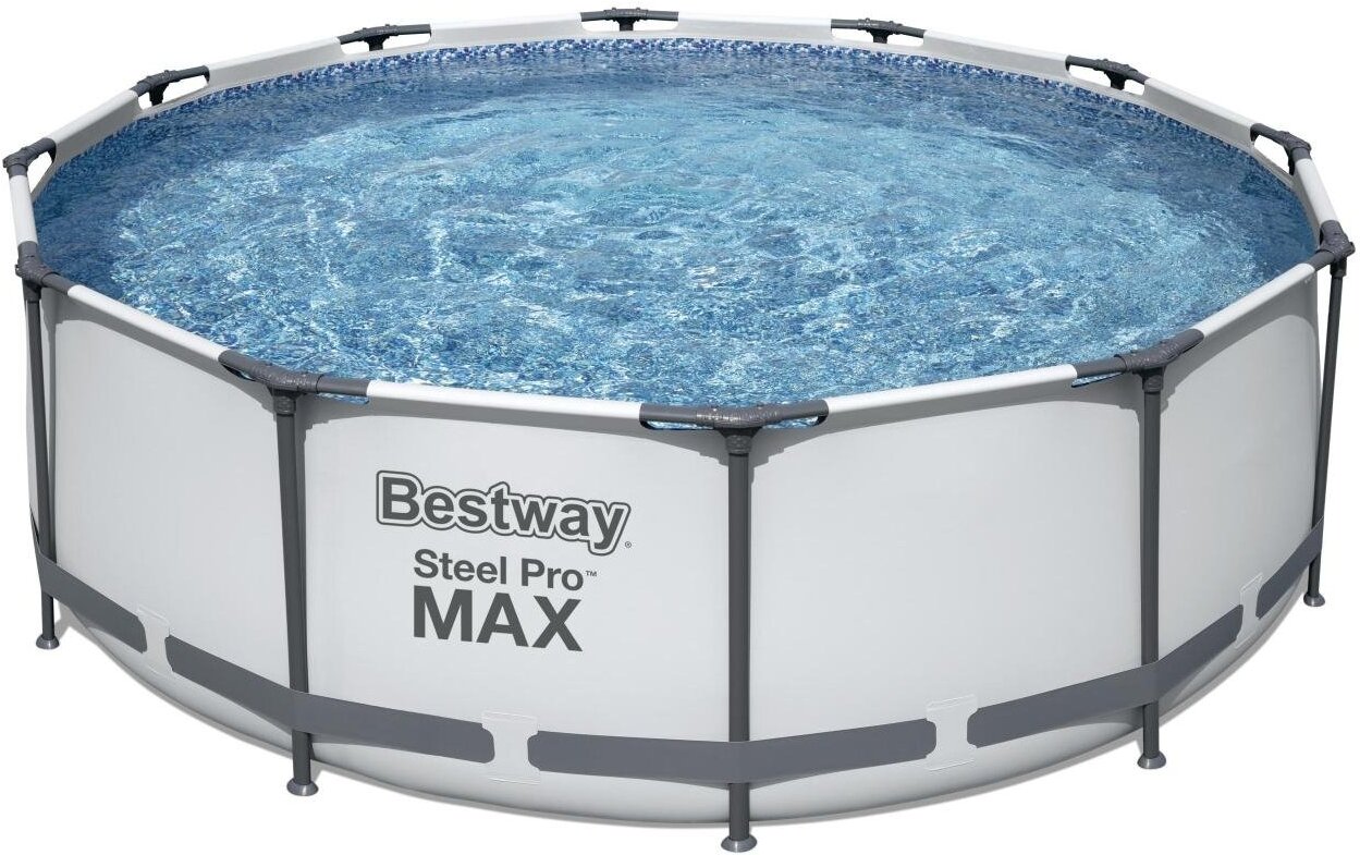 

Каркасный бассейн Bestway Pro Max 56260, Каркасный бассейн Bestway Steel Pro 56260 (366x100, с фильтр-насосом)
