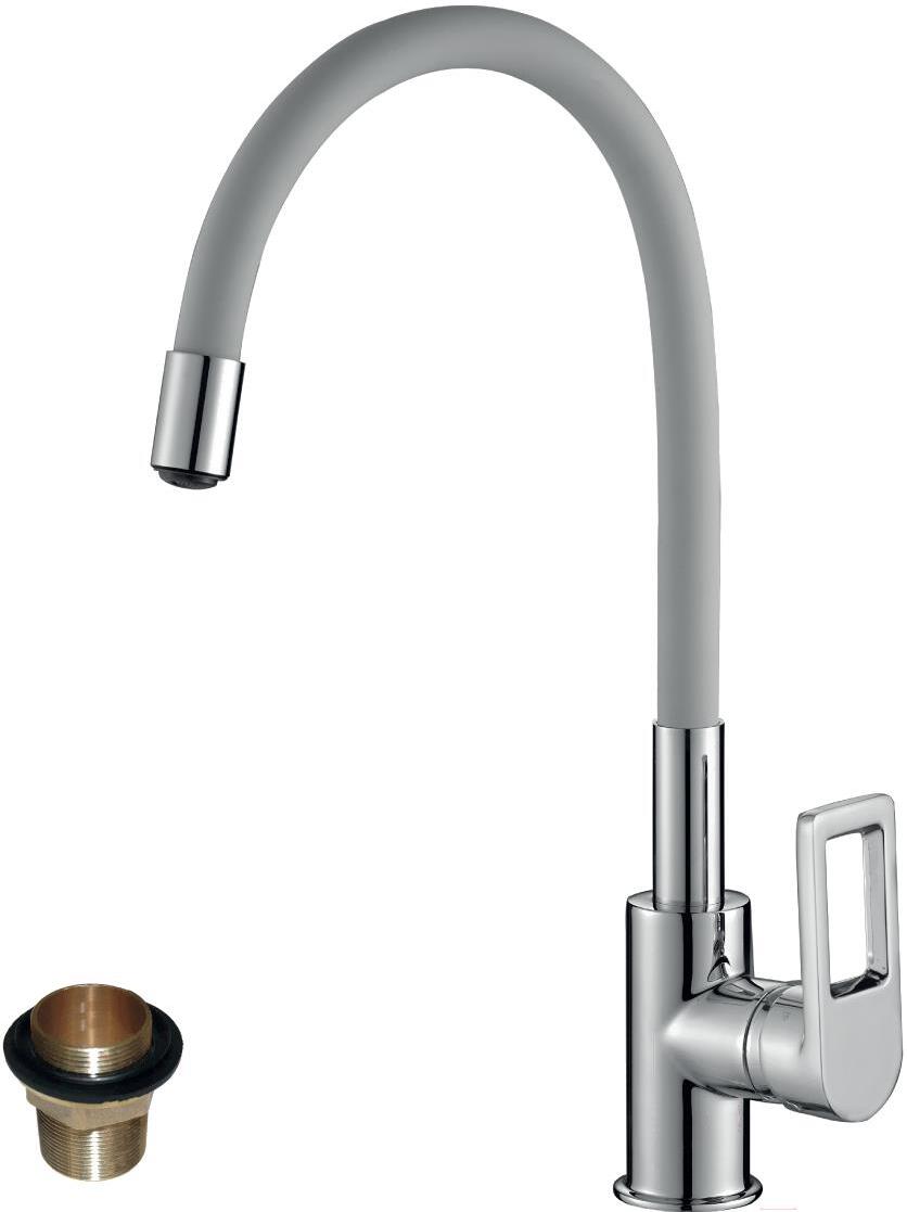 

Смеситель Rossinka Silvermix Z35-35U (серый/хром)