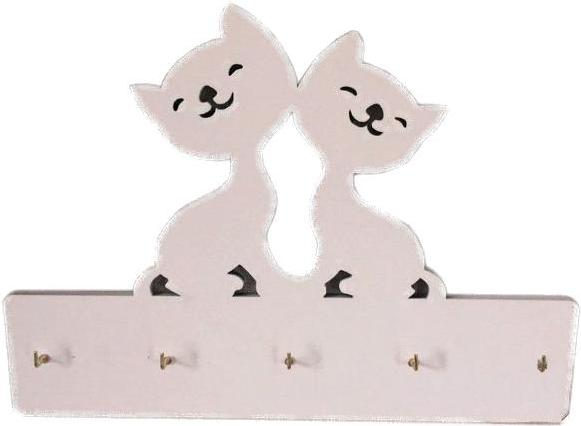 

Ключница настенная Grifeldecor Коты / BZ182-4W211, Коты