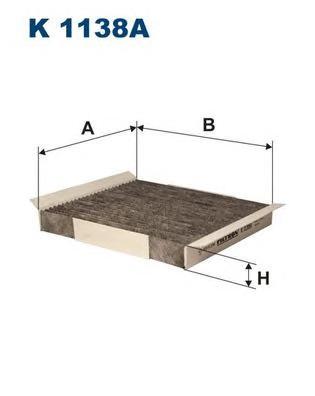 

Салонный фильтр Filtron K1138A (угольный), K1138A (угольный)