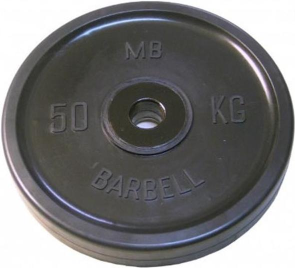 

Диск для штанги MB Barbell олимпийский d 51 мм 50,0 кг черный [470], олимпийский d 51 мм 50,0 кг