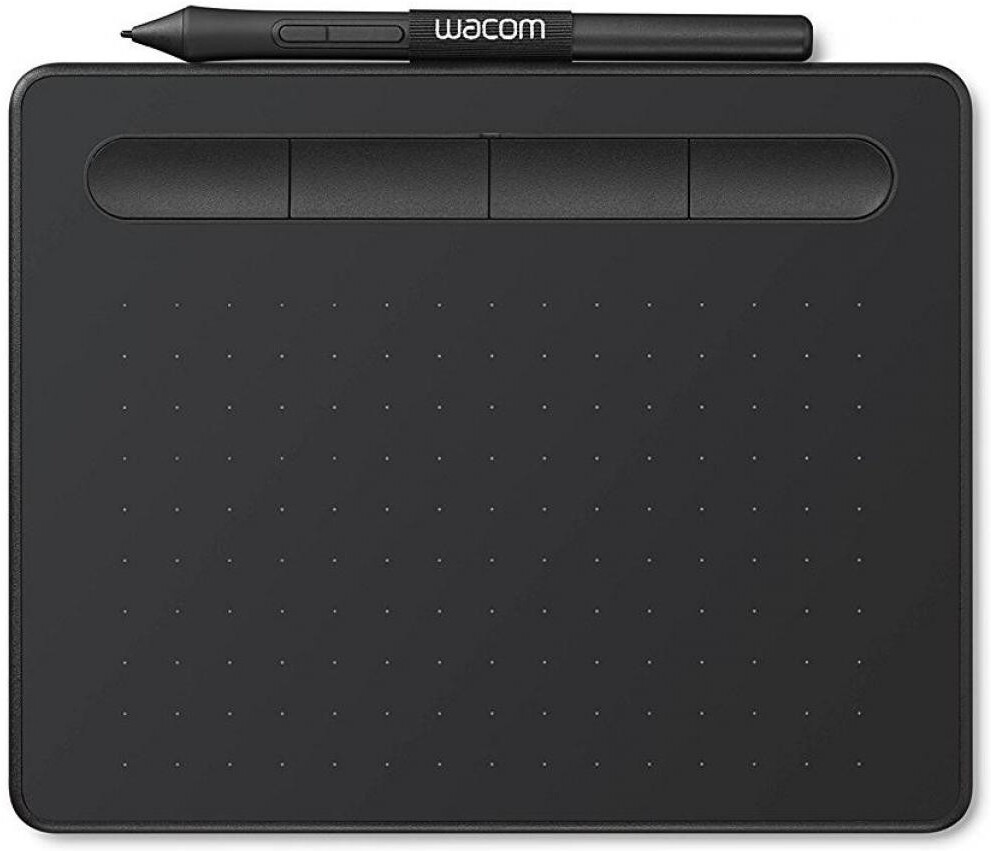 

Графический планшет Wacom Intuos Basic Small CTL-4100K-N (черный), Графический планшет Wacom Intuos Basic Small CTL-4100K-N Black