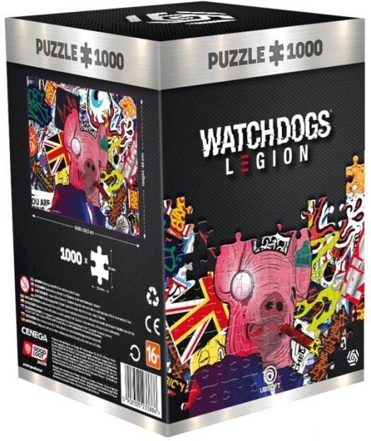 

Пазл GOOD LOOT Watch Dogs Legion Pig Mask [5908305233886], Пазл GOOD LOOT Watch Dogs Legion Pig Mask 5908305233886