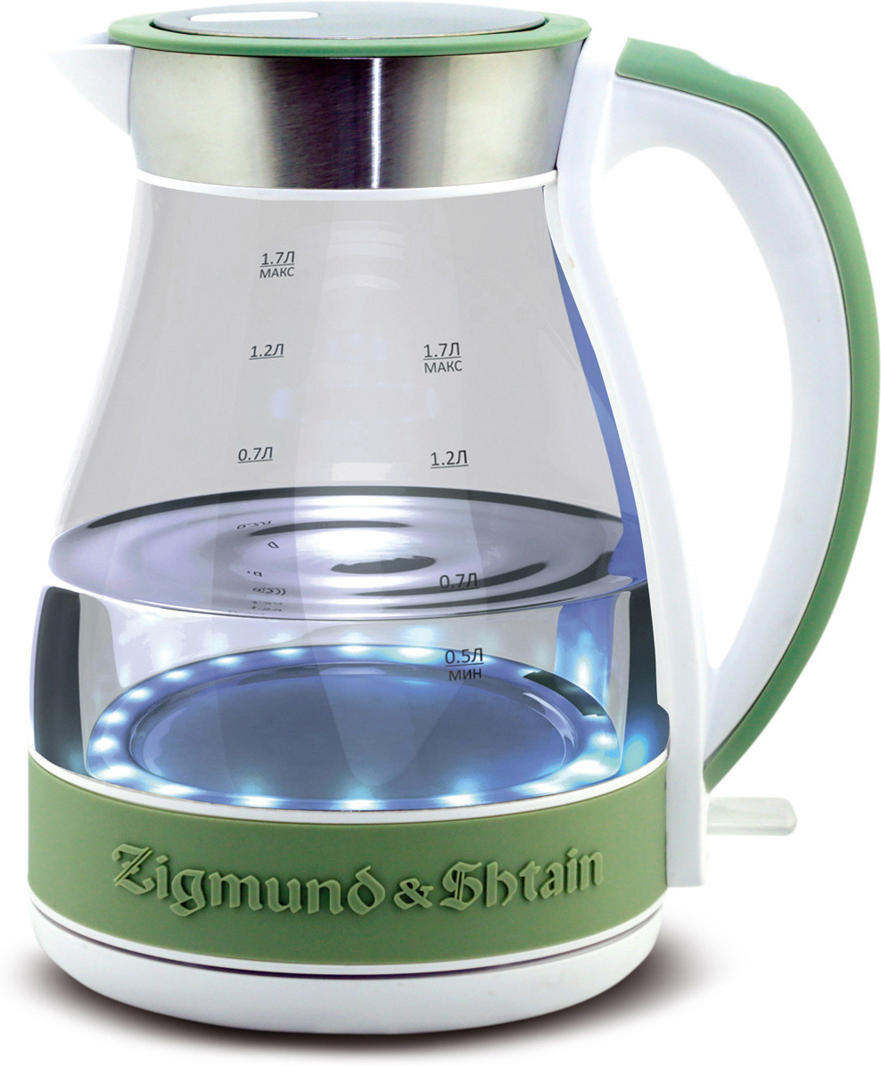 

Электрочайник Zigmund Shtain KE-822, Электрочайник Zigmund Shtain KE-822 Transparent/Green