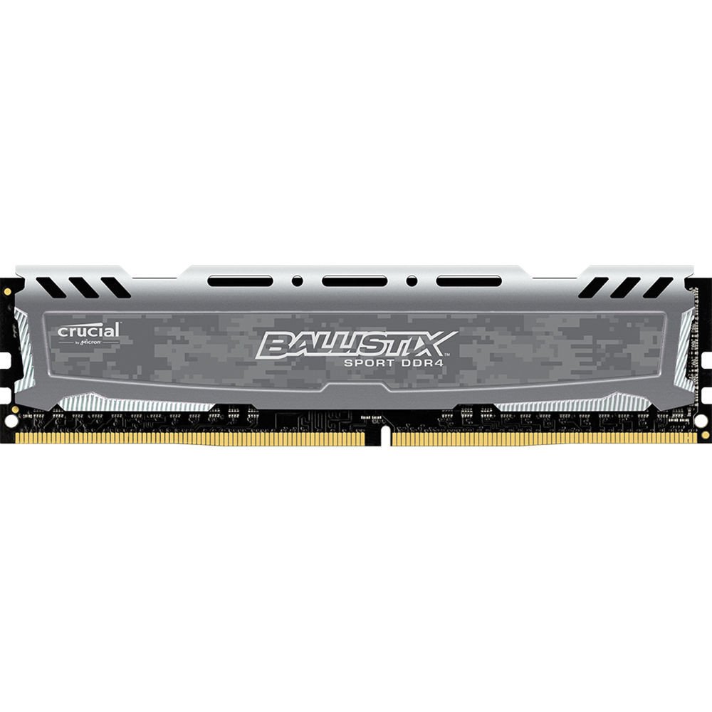 

Оперативная память Crucial Ballistix Sport LT Gray 16GB DDR4 PC4-19200 [BLS16G4D240FSB], Ballistix Sport LT Gray 16GB DDR4 PC4-19200