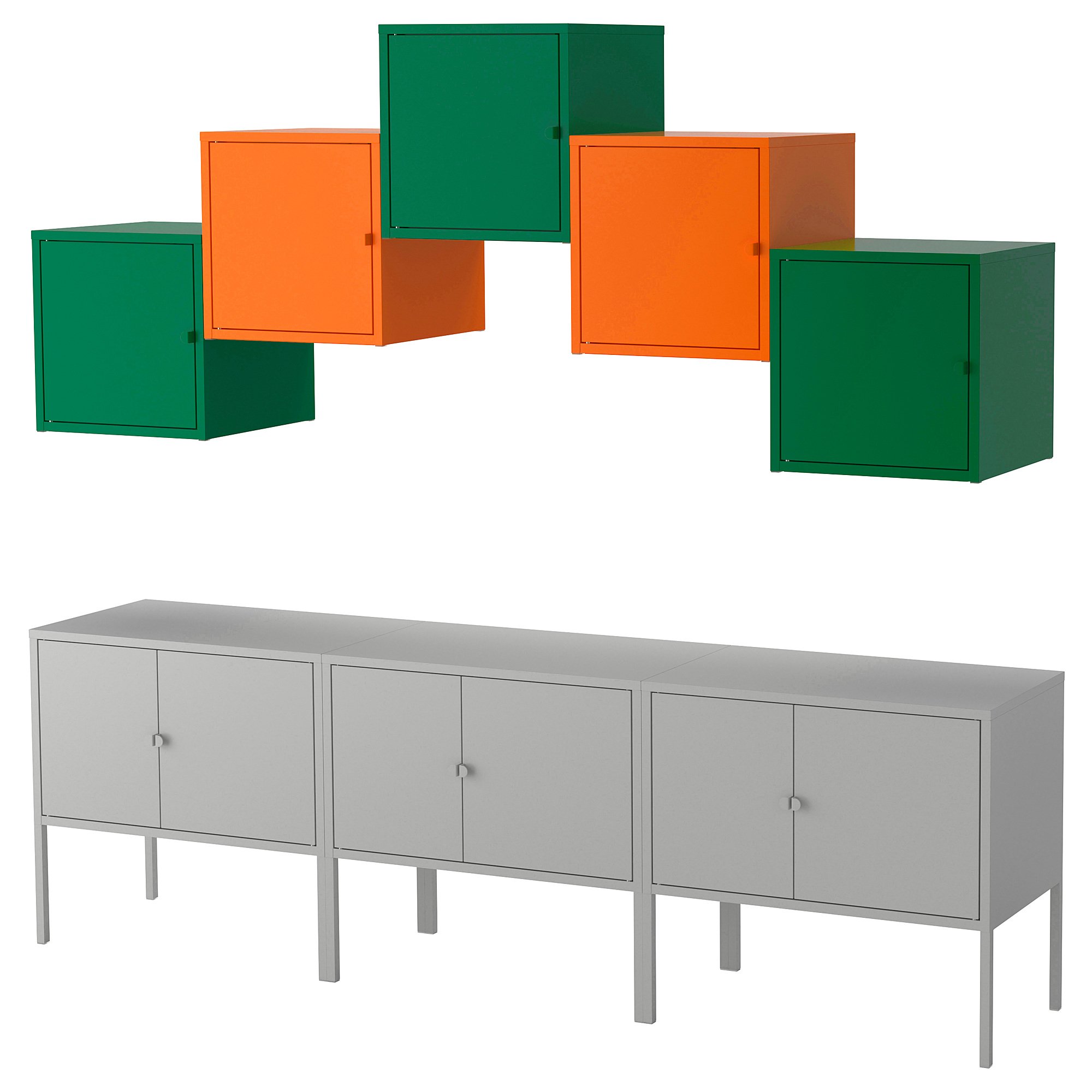 

Комбинация для хранения Ikea Ликсгульт [492.489.24], Ликсгульт