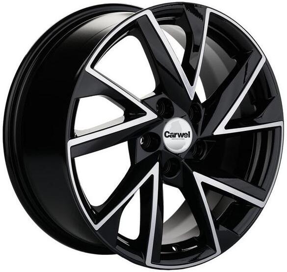 

Автомобильные диски Carwel Todja-ab 17 7 5x112 40 57.1 ABT / Черный с полировкой