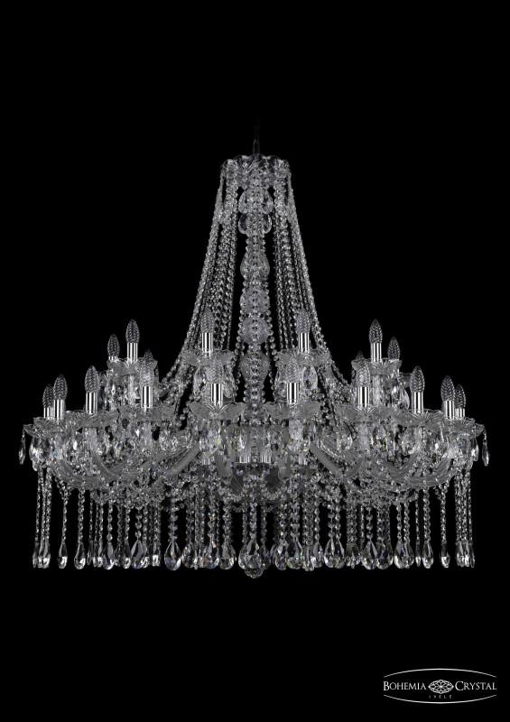 

Подвесная люстра Bohemia Ivele Crystal 1413/20+10/400/h-109/Ni