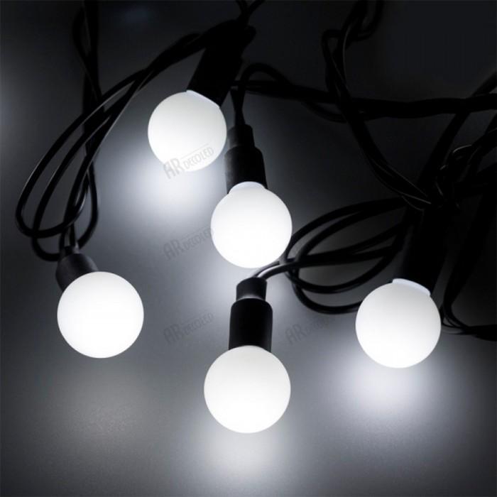 

Светодиодная гирлянда ARdecoled ARD-BALL-CLASSIC-D23-10000-BLACK-80LED White [025601], ARD-BALL-CLASSIC-D23-10000-BLACK-80LED