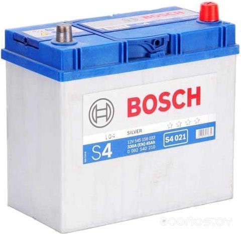 

Автомобильный аккумулятор Bosch S4 021 545 156 033 (45 А/ч) JIS, Аккумулятор Bosch S4 021 545156033 45 А/ч JIS 0092S40210