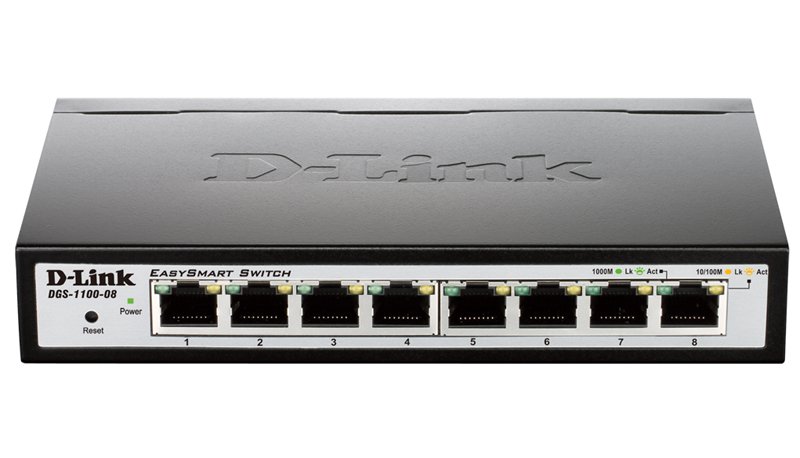 

Коммутатор D-Link DGS-1100-08/A1A, DGS-1100-08/A1A