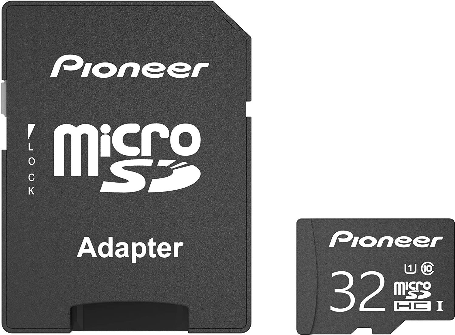 

Карта памяти Pioneer MicroSD Card Cl10/UHS1/U1 32GB [APS-MT1D-032], MicroSD Card Cl10/UHS1/U1 32GB