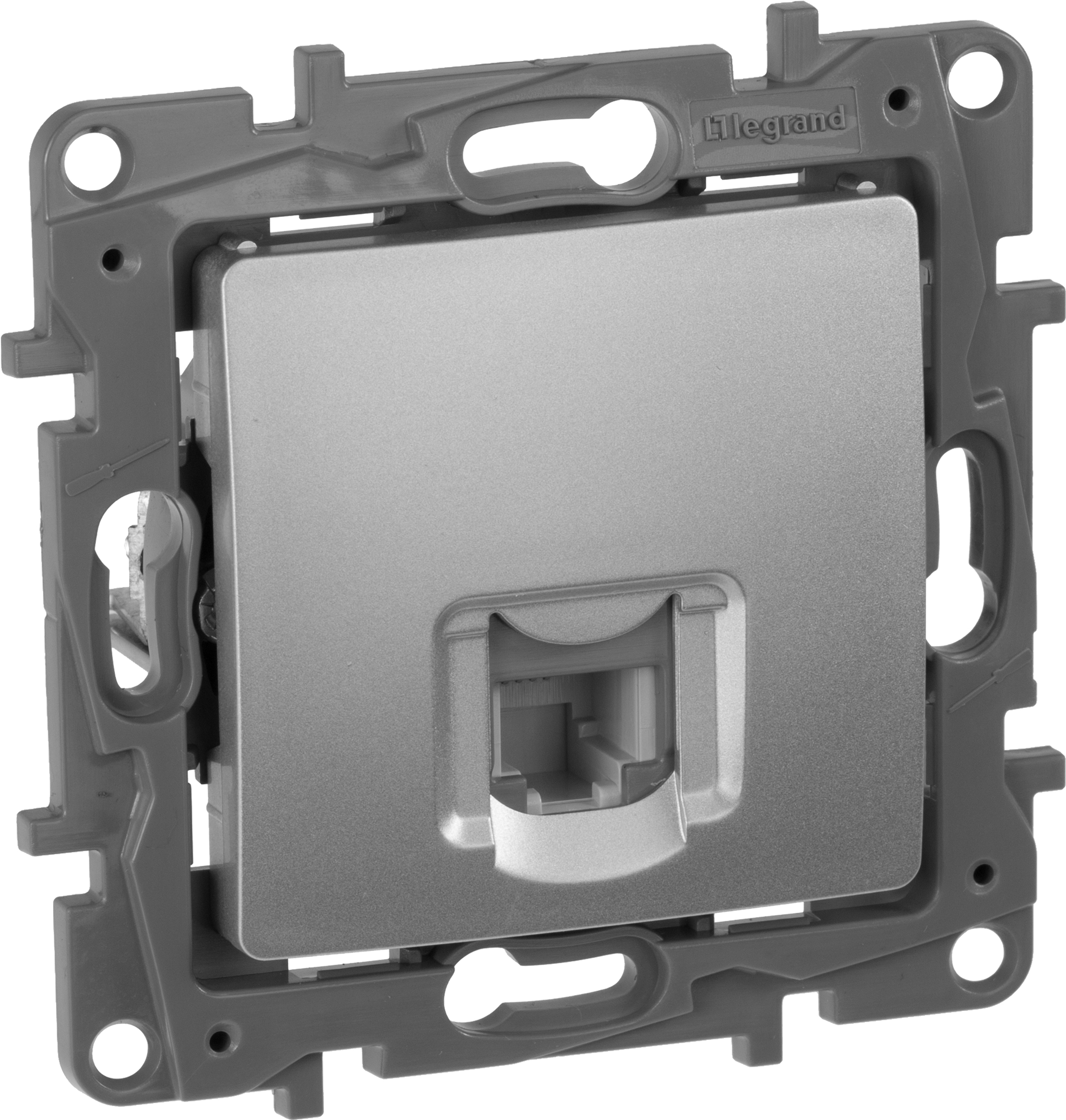 

Розетка Legrand Etika 672440 алюминий