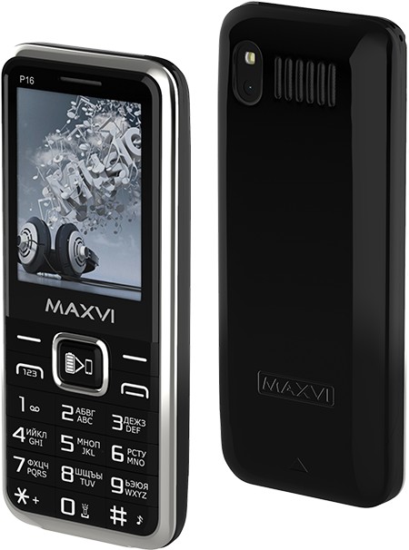 

Мобильный телефон Maxvi P16 черный