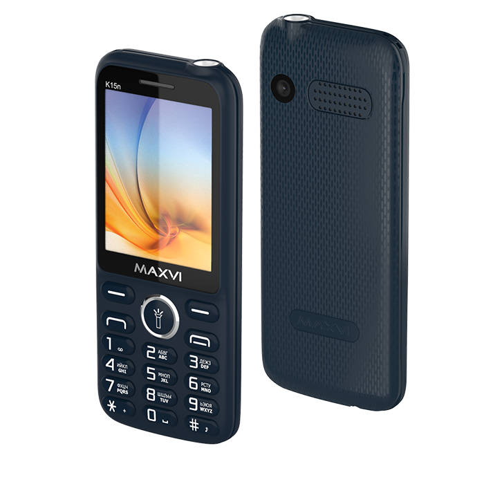 

Мобильный телефон Maxvi K15n синий, Мобильный телефон Maxvi K15n (синий)