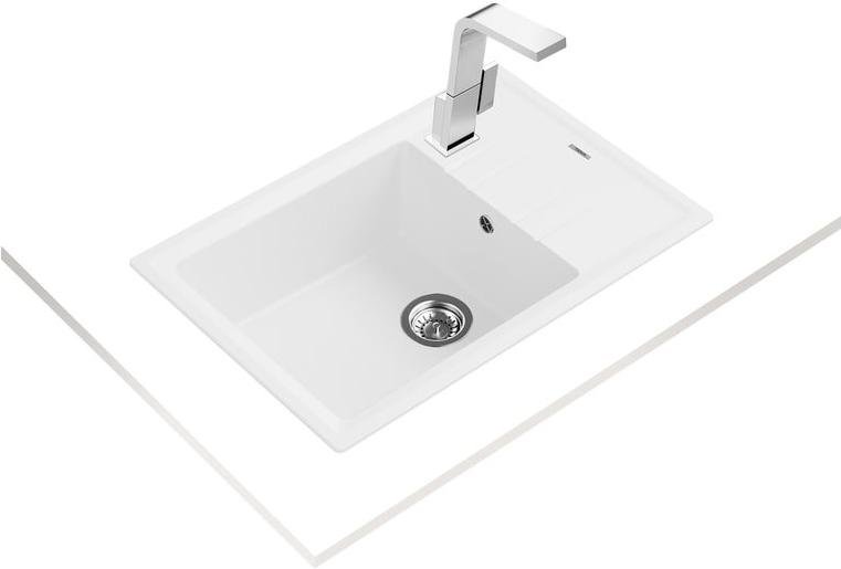 

Кухонная мойка TEKA Stone 60 S-TG 1B 1D белый [115330033], Stone 60 S-TG 1B 1D