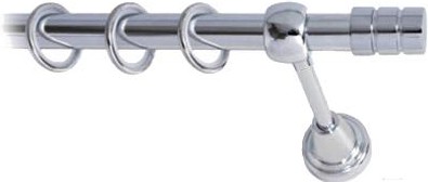 

Карниз Lm Decor Цилиндр 088 1р гладкий 25мм 1.8м хром