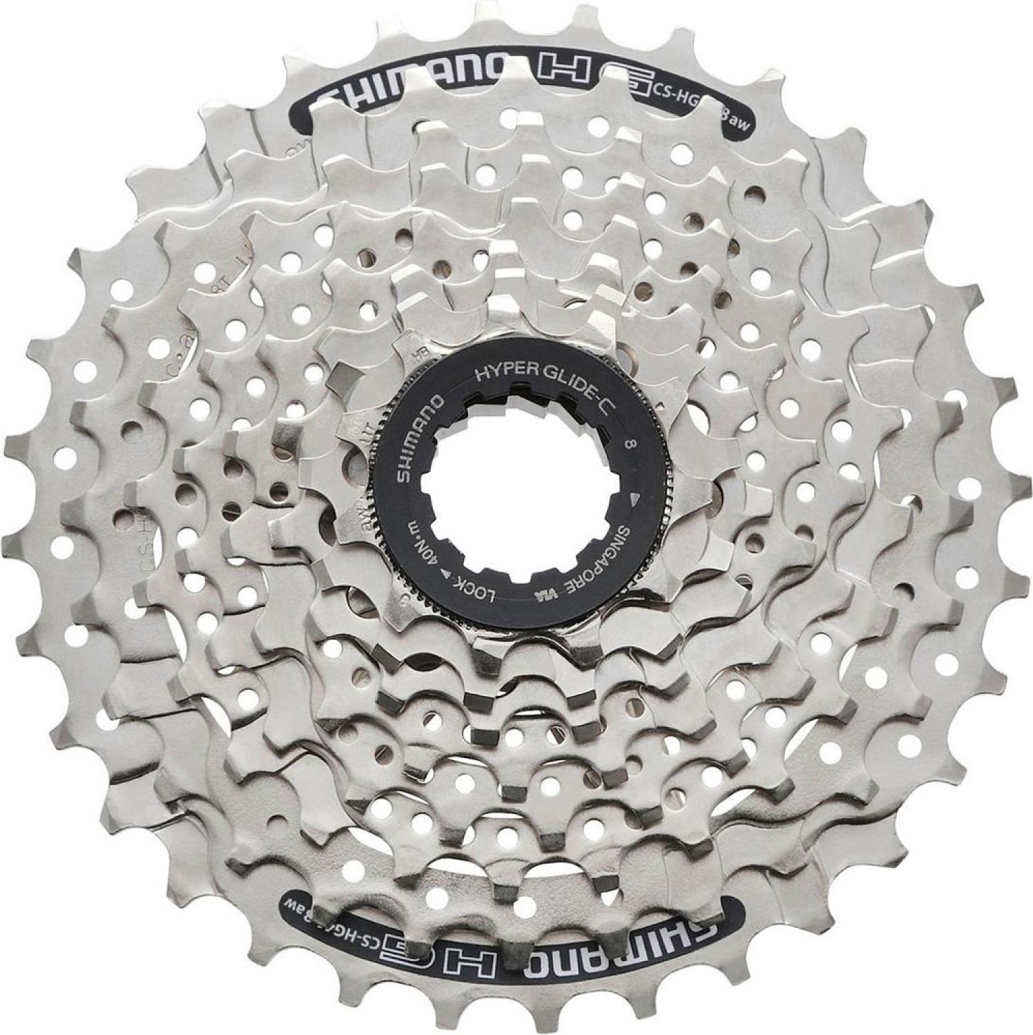 

Трансмиссия для велосипеда Shimano Кассета HG41 8 ск 11-30, Кассета HG41 8 ск 11-30