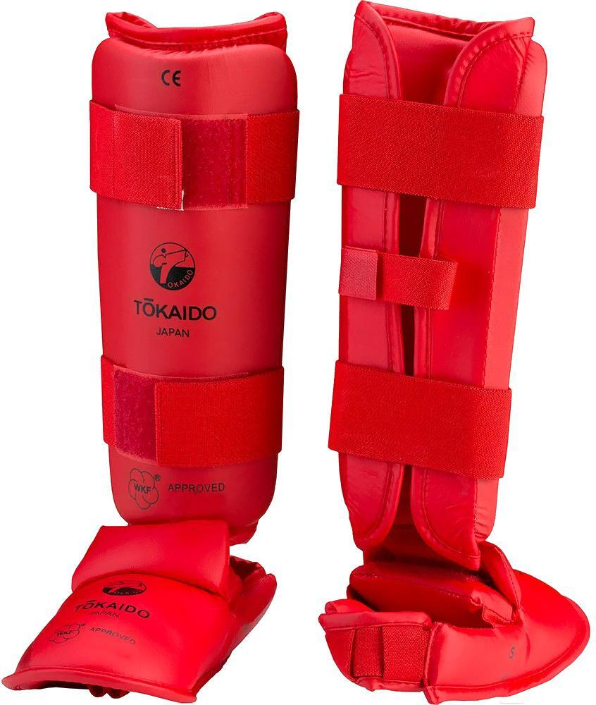 

Защита голень-стопа Tokaido PU Shin and removable instep guard S красный (PRO-3E-WKF-II)