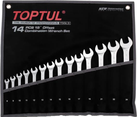 

Набор ключей Toptul GPAB1602 (16 предметов)