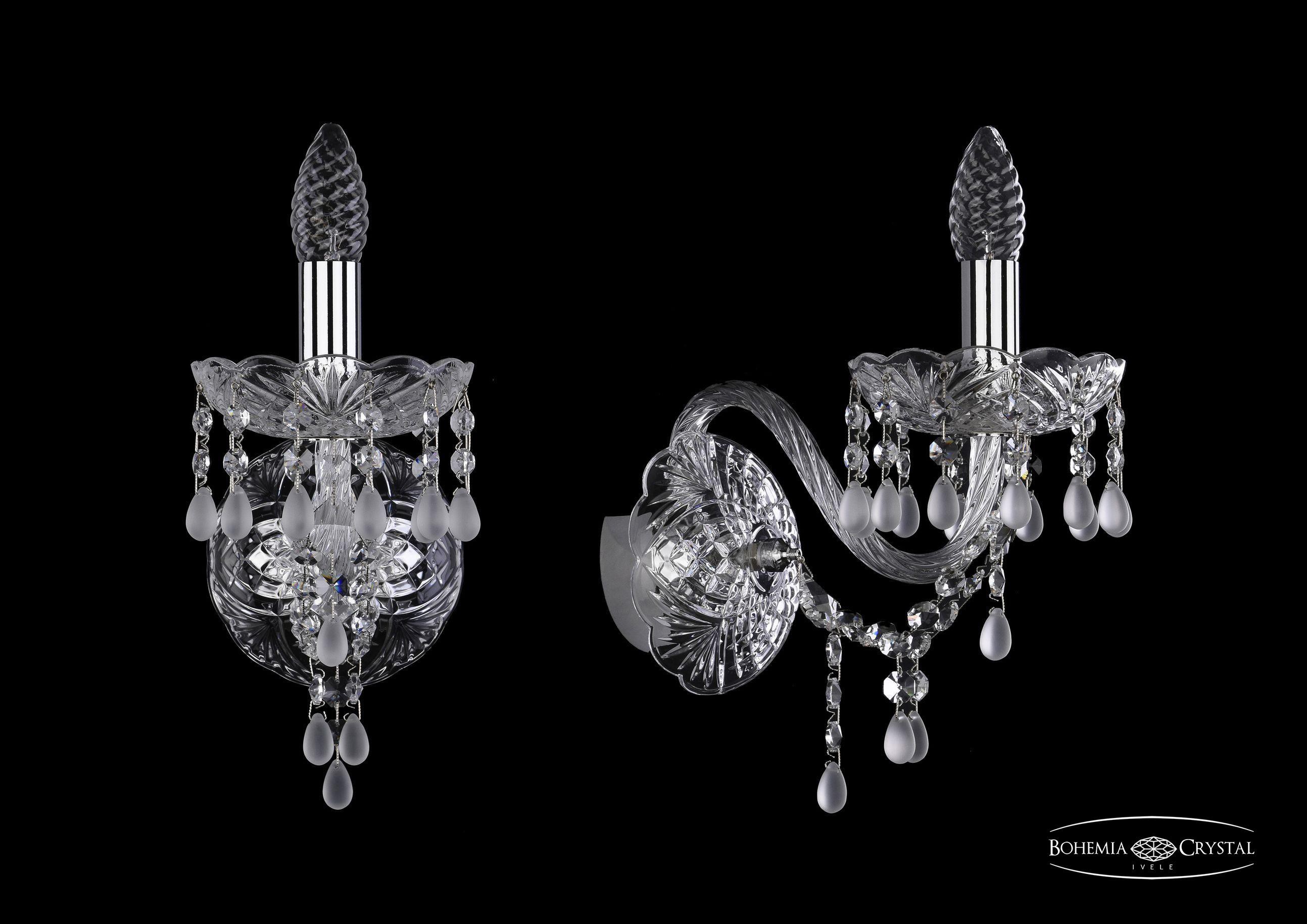 

Подвесная люстра Bohemia Ivele Crystal 1410B/1/160/XL/Ni/V0300, Бра Bohemia Ivele Crystal 1410B/1/160/XL/Ni/V0300