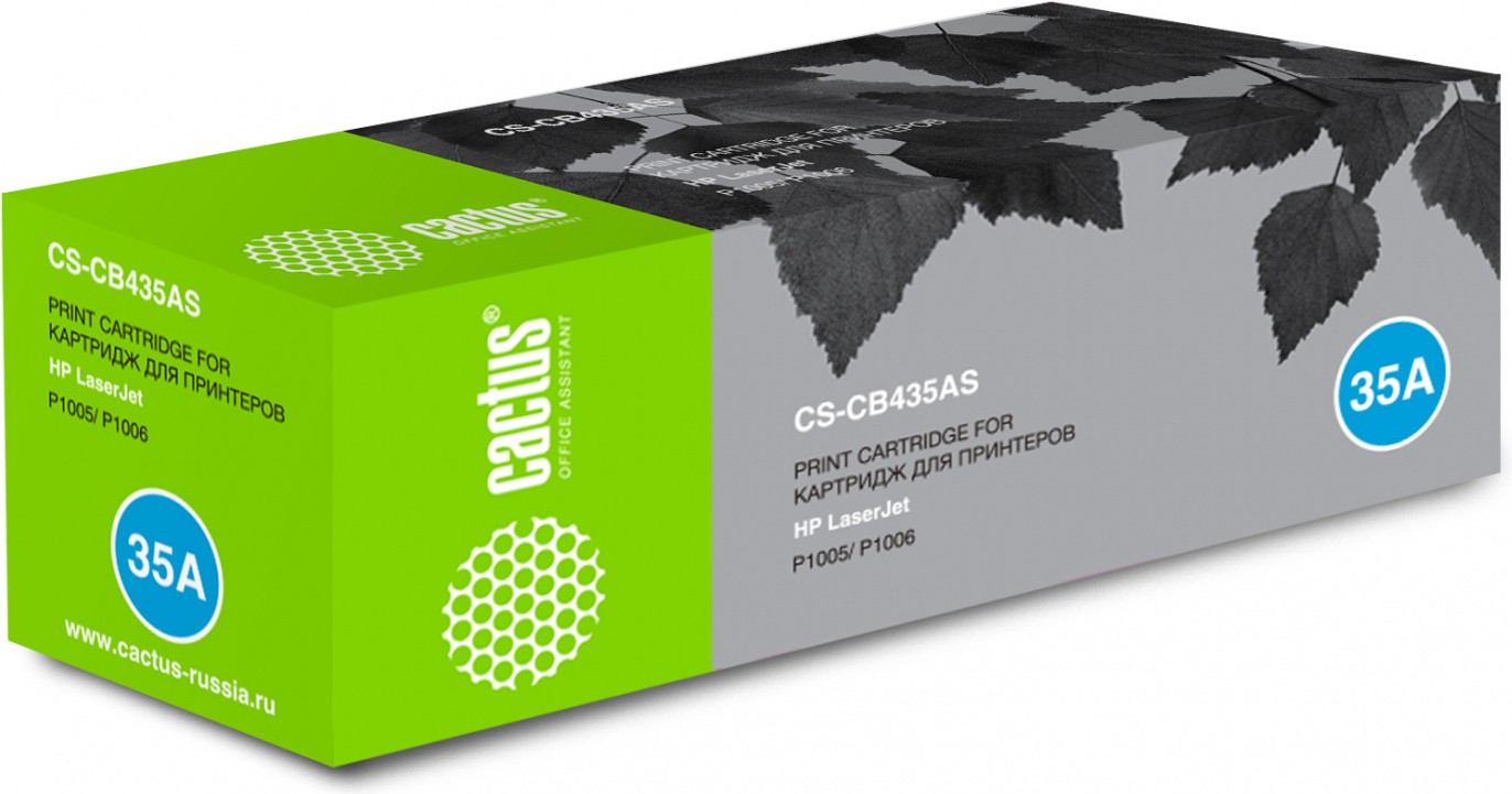 

Картридж Cactus CS-CB435AS Black