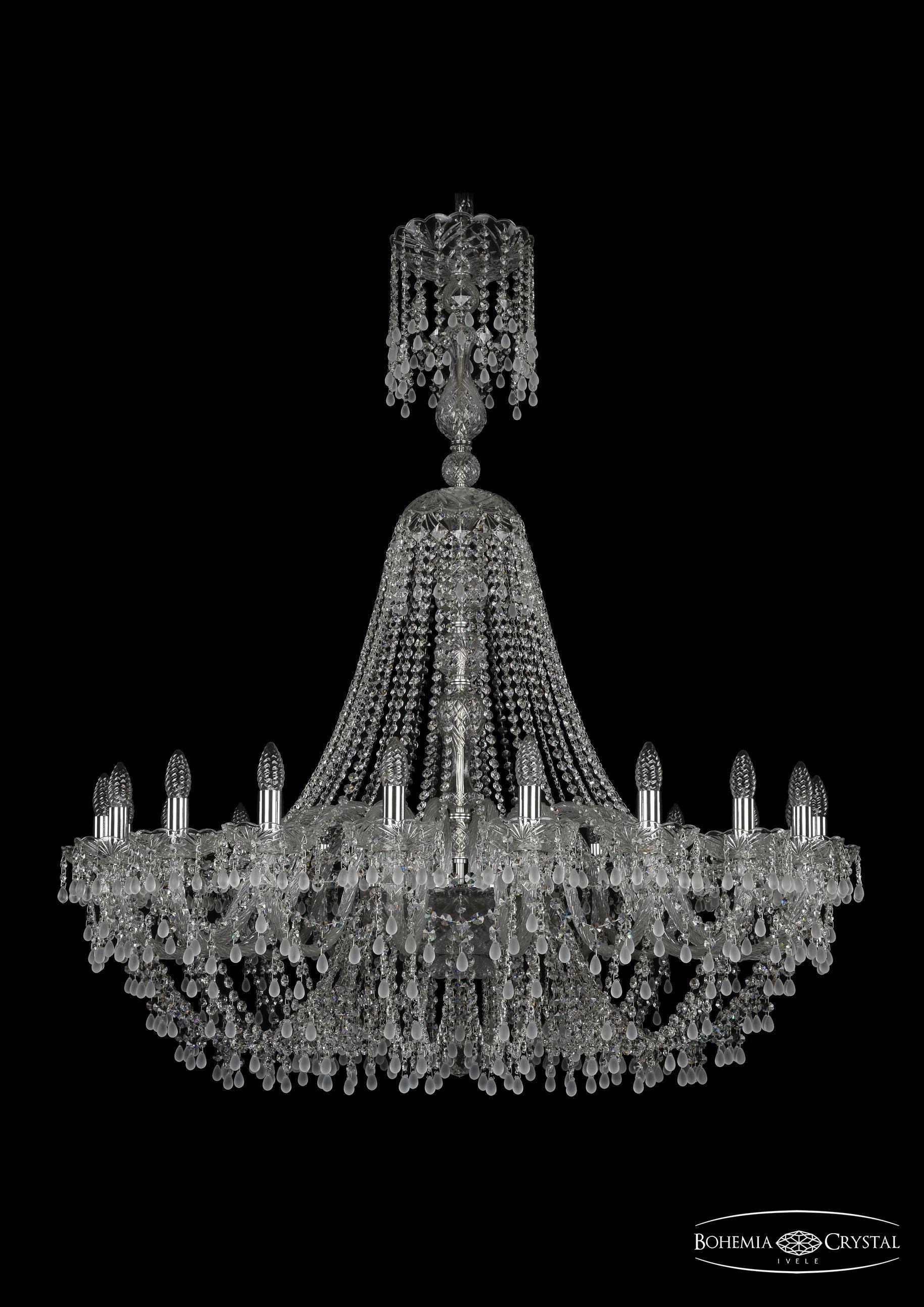 

Подвесная люстра Bohemia Ivele Crystal 1410/20/400/XL-130/Ni/V0300