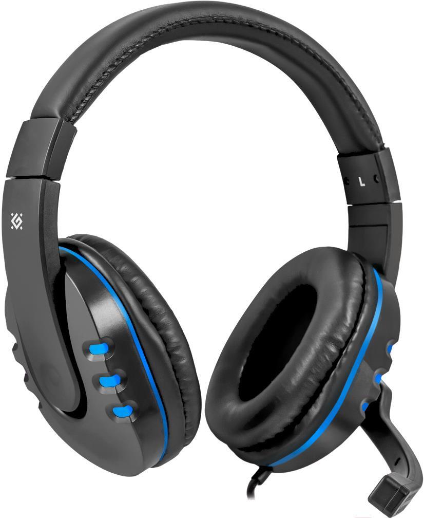 

Наушники Defender Gaming Warhead G-160 Black/Blue [64118], Наушники Defender Gaming Warhead G-160 64118 Black/Blue