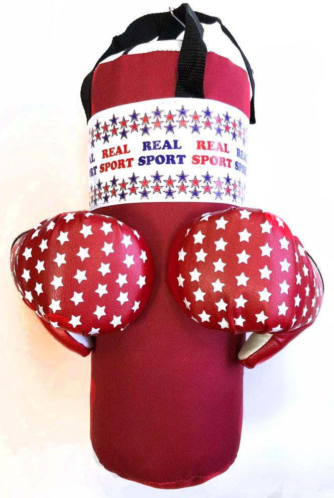 

Набор для бокса детский Real sport Мини RS150 красный, Мини RS150