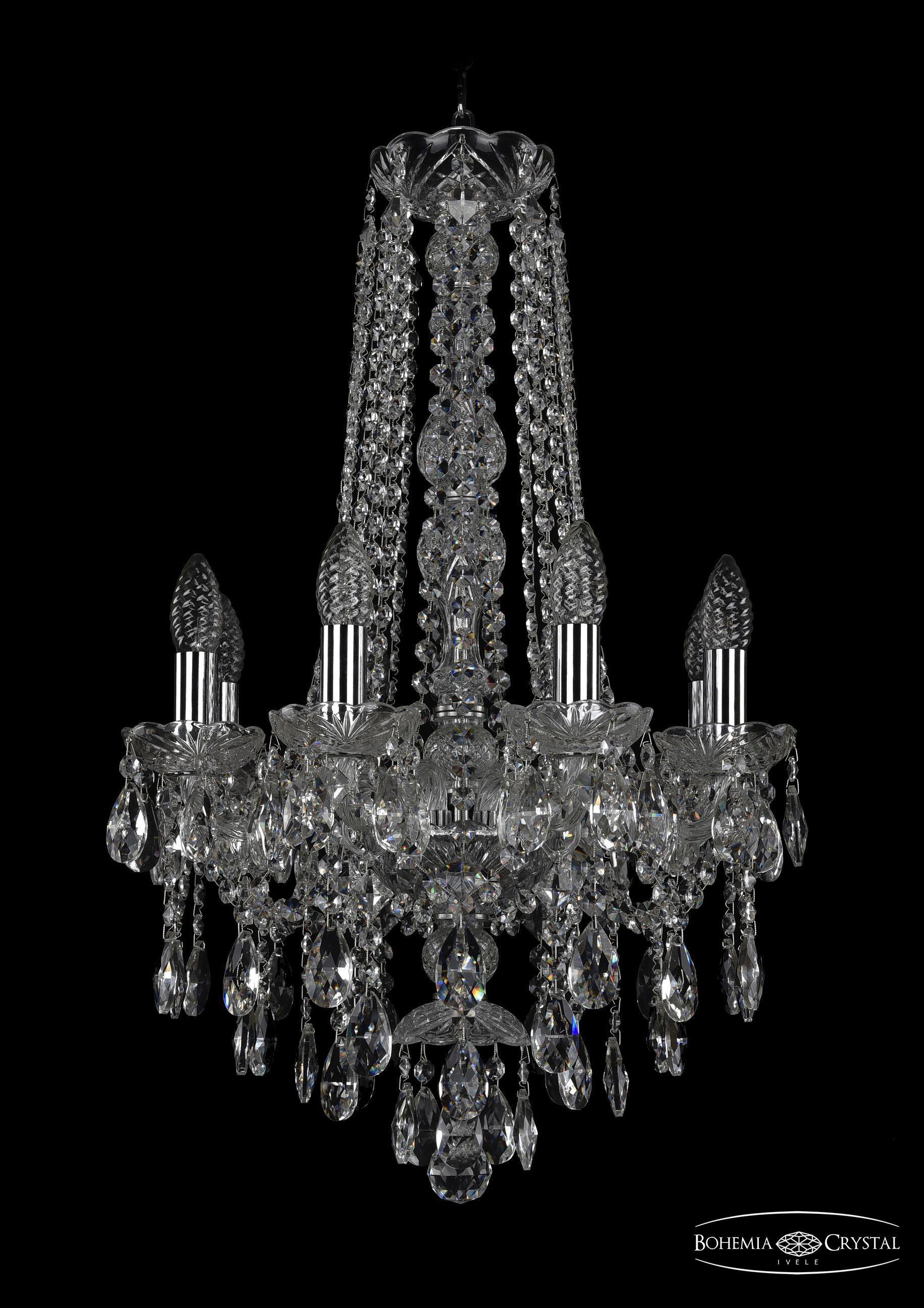 

Подвесная люстра Bohemia Ivele Crystal 1415/8/141/h-69/Ni