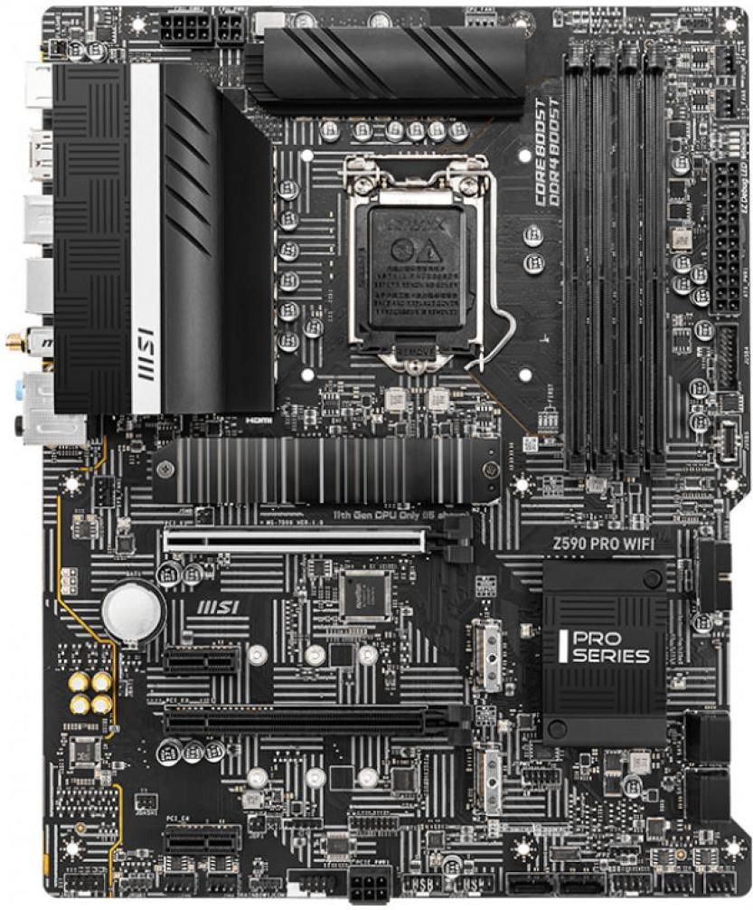 

Материнская плата MSI Z590 PRO WIFI, Z590 PRO WIFI