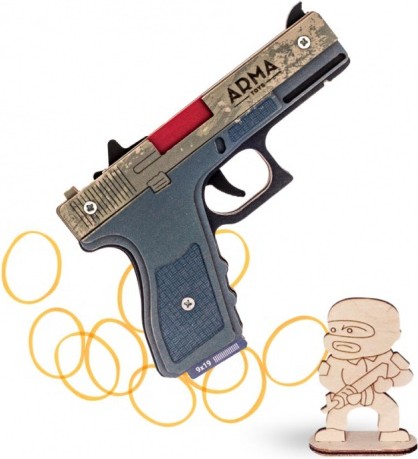 

Игрушка Arma.toys Пистолет Глок [AT013S1], Игрушка Arma.toys Пистолет Глок AT013S1