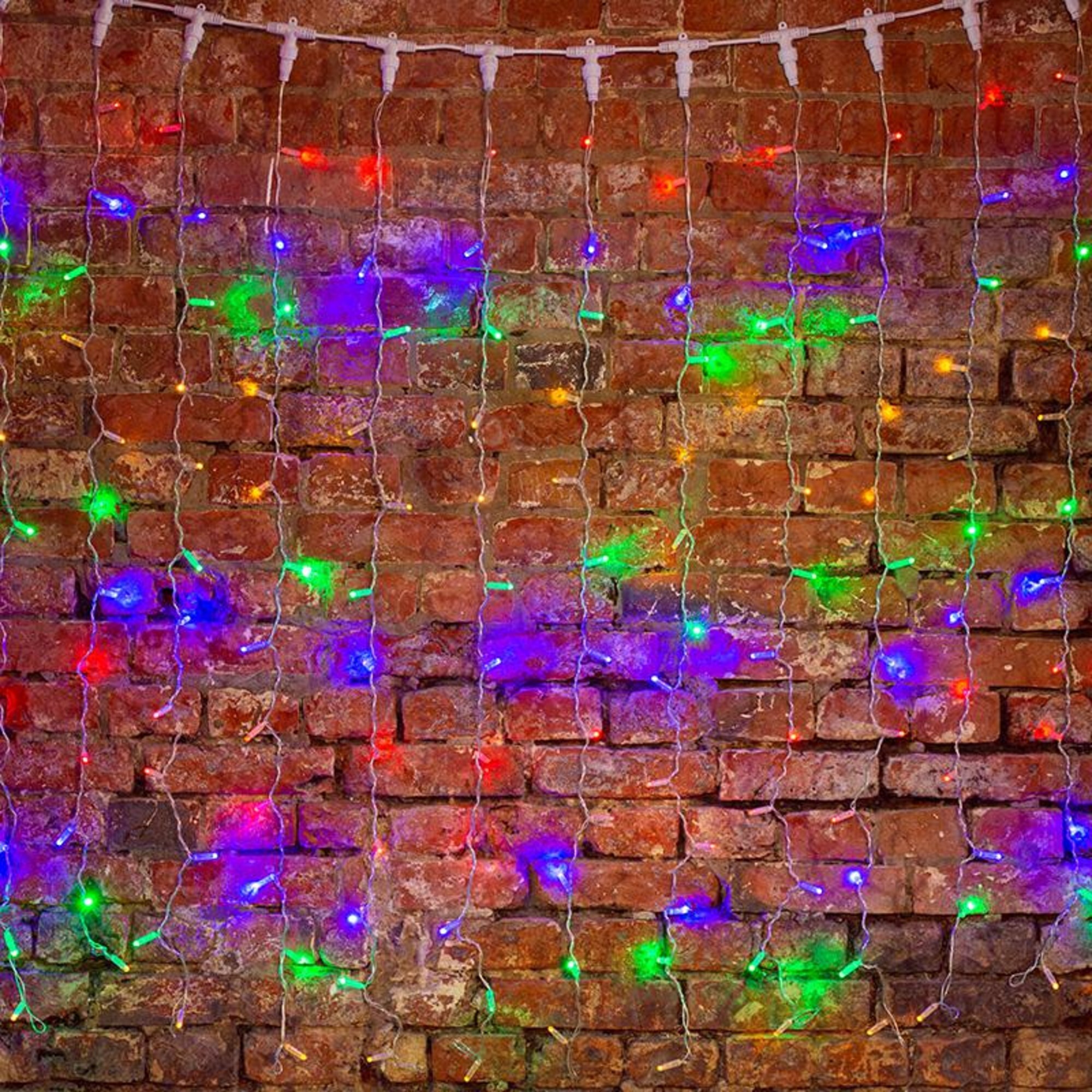 

Светодиодная гирлянда Neon-night Светодиодный дождь [235-159-6], Гирлянда Светодиодный Дождь 2х3м, постоянное свечение, прозрачный провод, 220В, диоды МУЛЬТИ NEON-