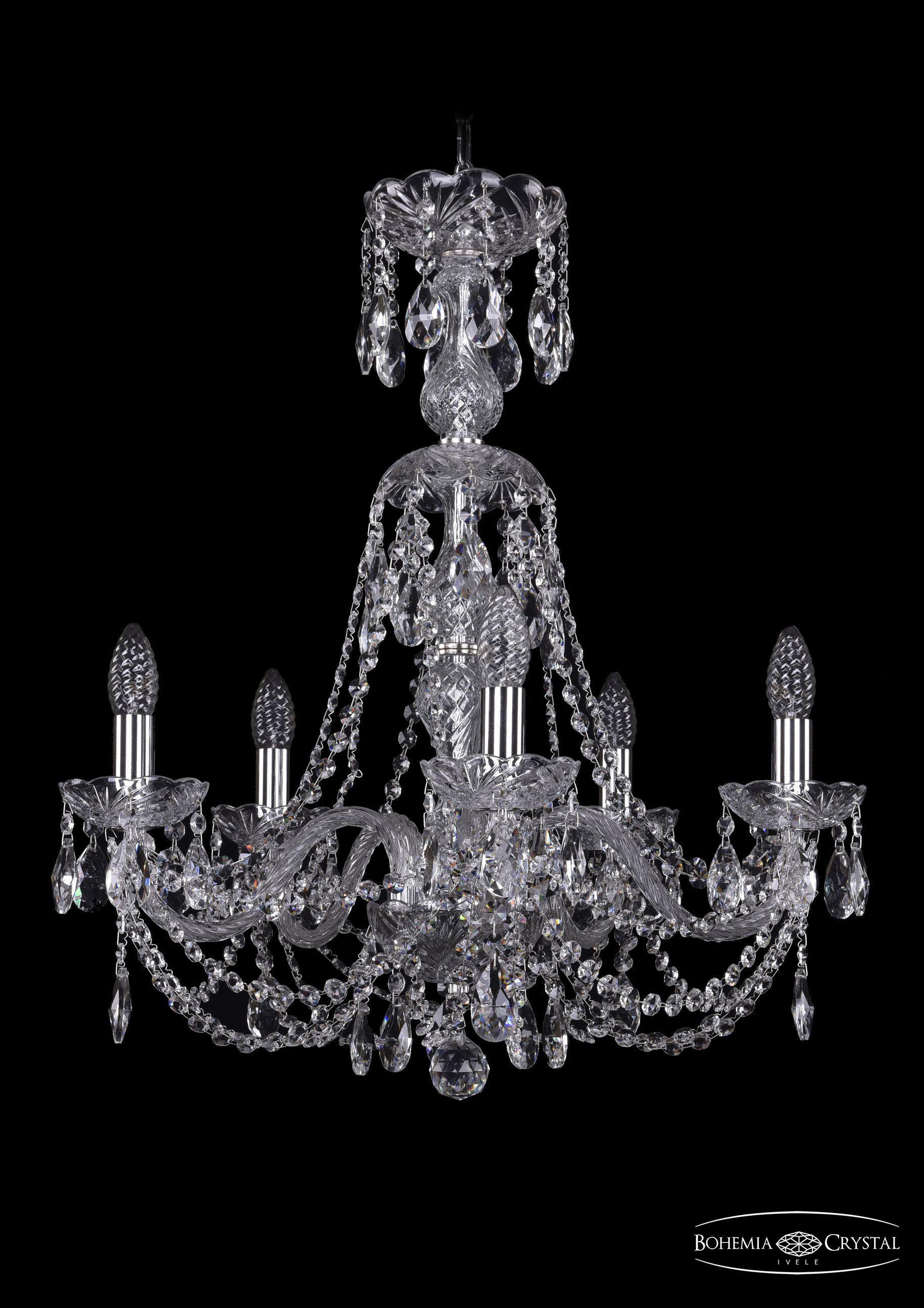 

Подвесная люстра Bohemia Ivele Crystal 1406/5/195/XL-64/Ni