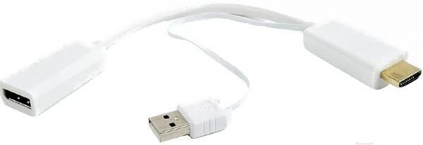 

Адаптер Cablexpert DSC-HDMI-DP-W microUSB 2.0/HDMI/DisplayPort