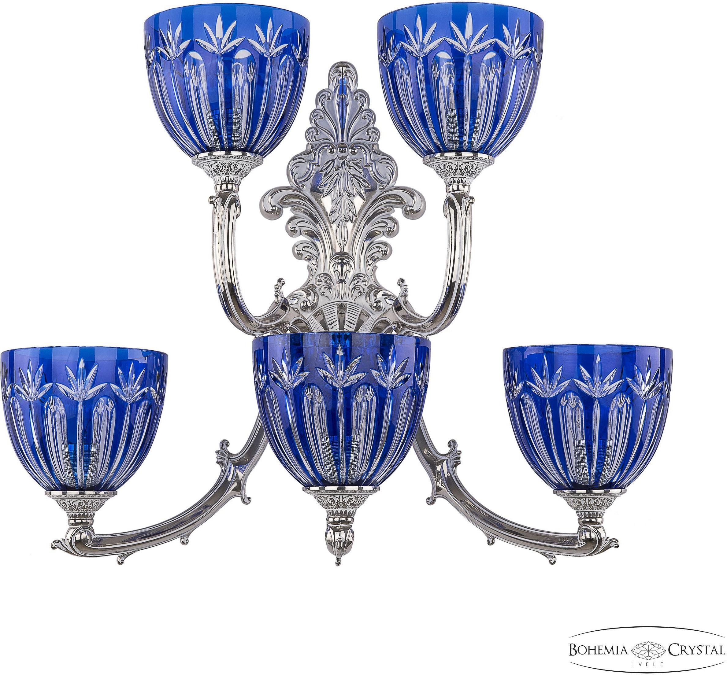 

Подвесная люстра Bohemia Ivele Crystal 7211B15/3+2/210 NW P1 U Clear-Blue/H-1I