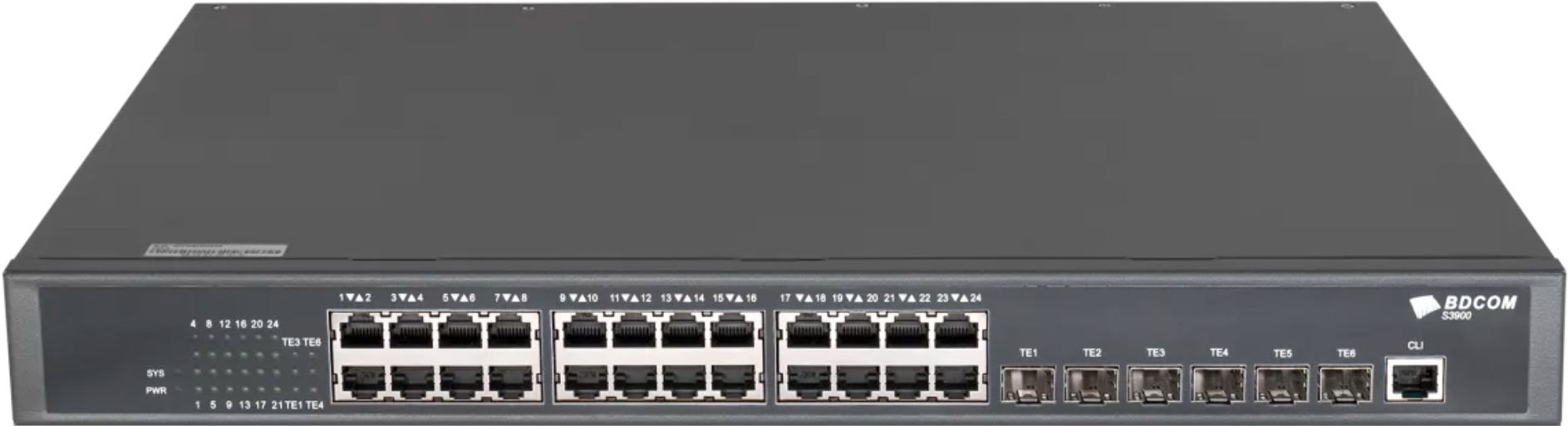 

Сетевой коммутатор BDCOM S3900-24T6X