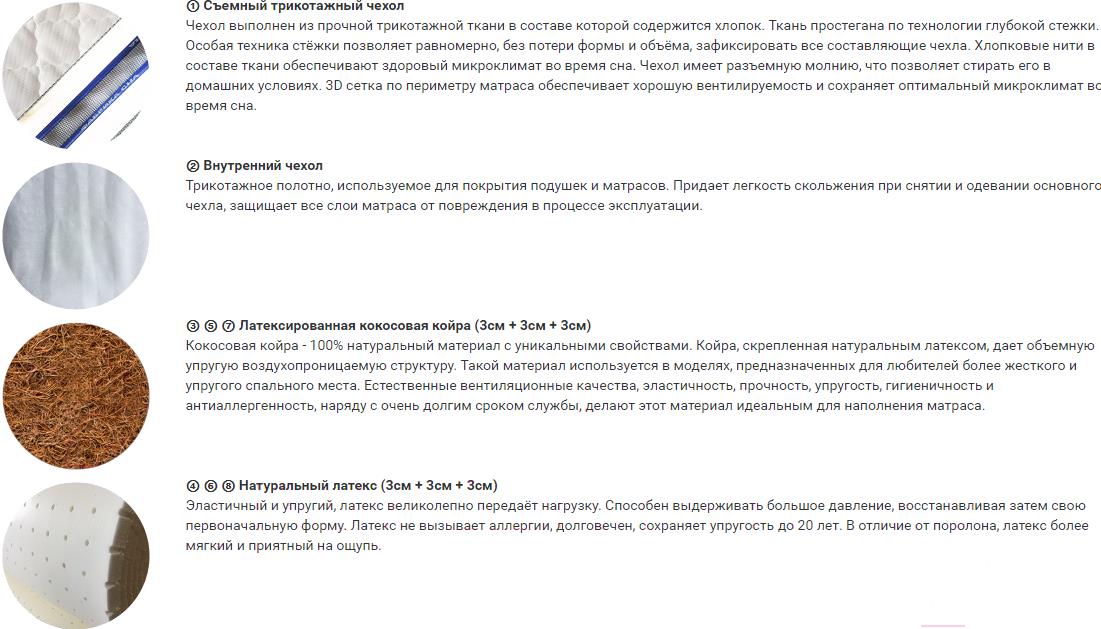 

Матрас Фабрика сна Латекс Hard 150x200, Латекс Hard 150x200