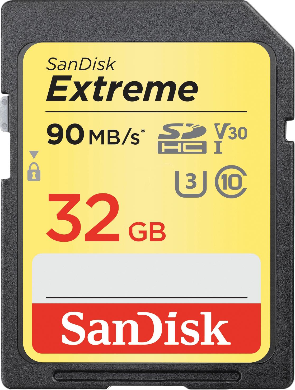 

Карта памяти SanDisk SDHC 32GB [SDSDXVE-032G-GNCI2], SDHC 32GB