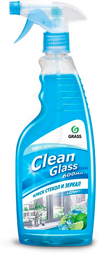 

Средство для мытья окон Grass Clean Glass. Голубая лагуна / 125247 (600мл), Средство для мытья стекол Grass Clean Glass Голубая лагуна 600мл 125247