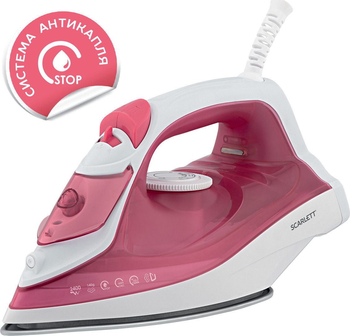 

Утюг Scarlett SC-SI30K56 розовый, Утюг Scarlett SC-SI30K56
