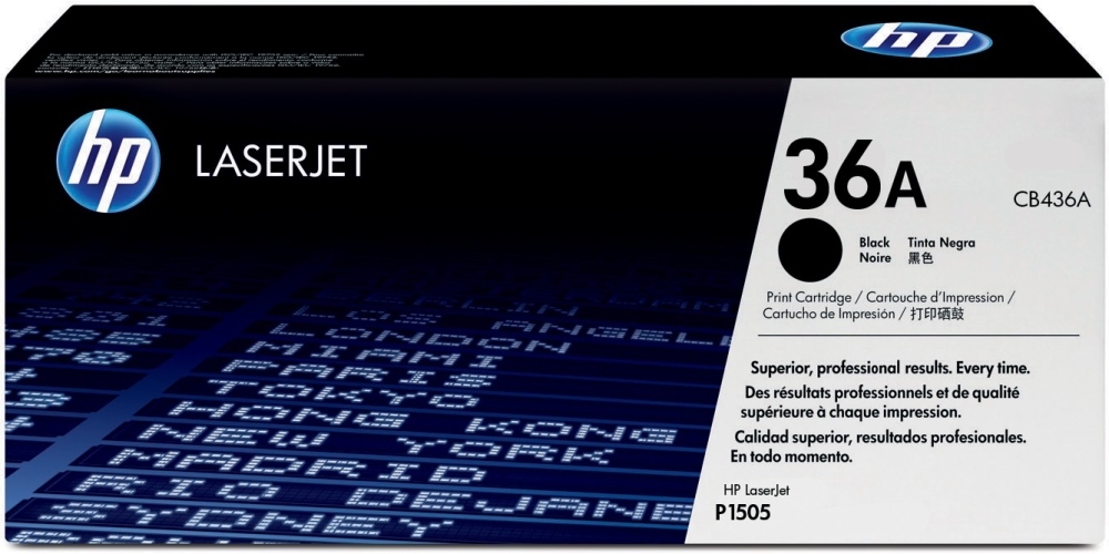 

Картридж для принтера HP 36A (CB436A), Тонер Картридж HP 36A черный (CB436A)