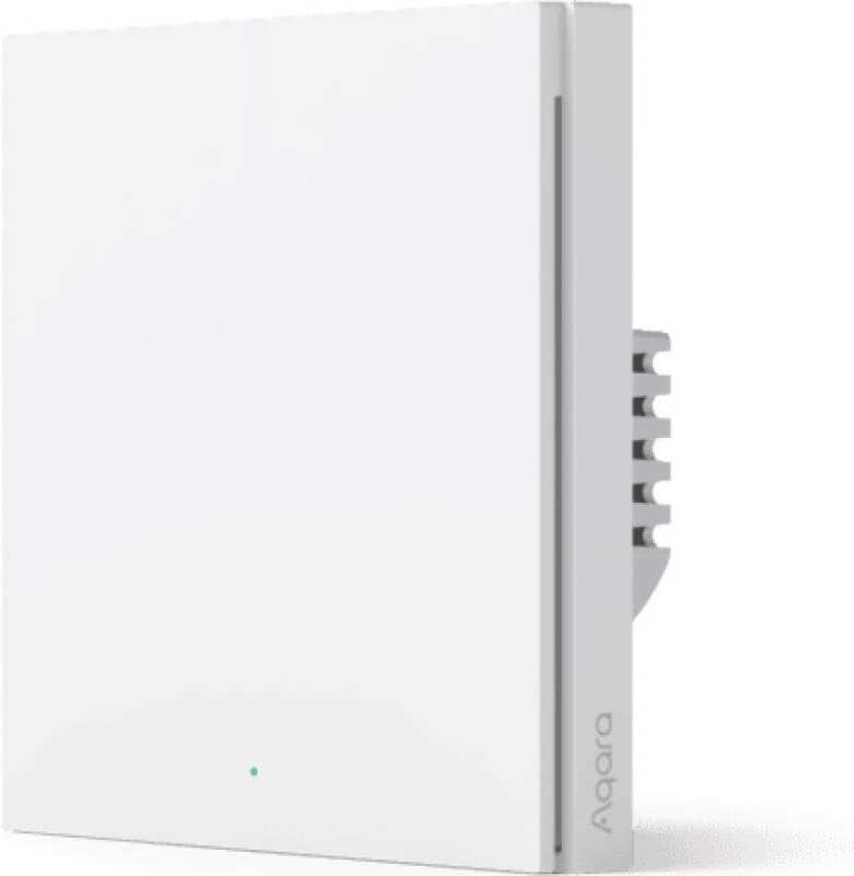 

Выключатель Aqara Smart wall switch H1 [WS-EUK03], Выключатель Aqara Smart Wall Switch H1 (одноклавишный, с нейтралью)