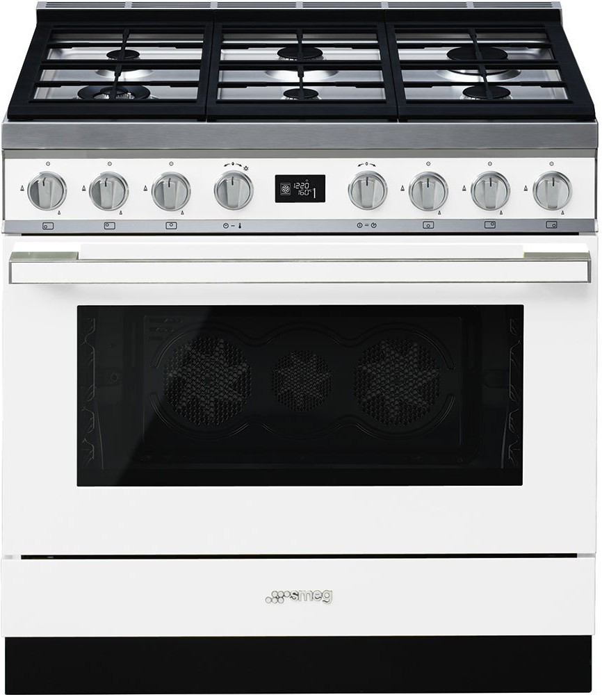 

Плита газовая Smeg CPF9GPWH, Кухонная плита Smeg CPF9GPWH White
