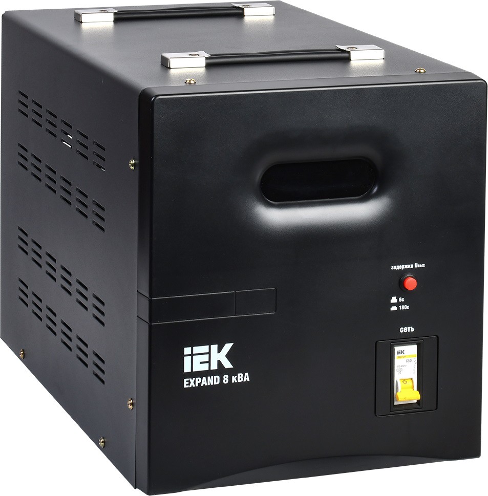 

Стабилизатор напряжения IEK Expand 8кВА (IVS21-1-008-11)