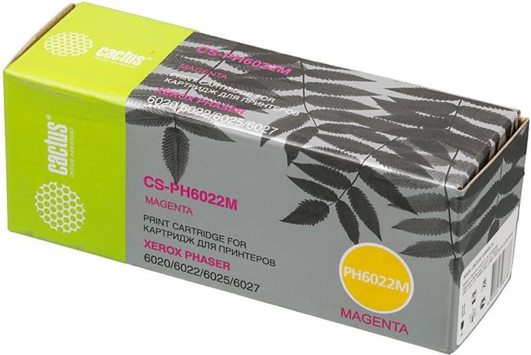 

Картридж Cactus CS-PH6022M Xerox Phaser 6020/6022/WC 6025/6027 Magenta, CS-PH6022M Xerox Phaser 6020/6022/WC 6025/6027