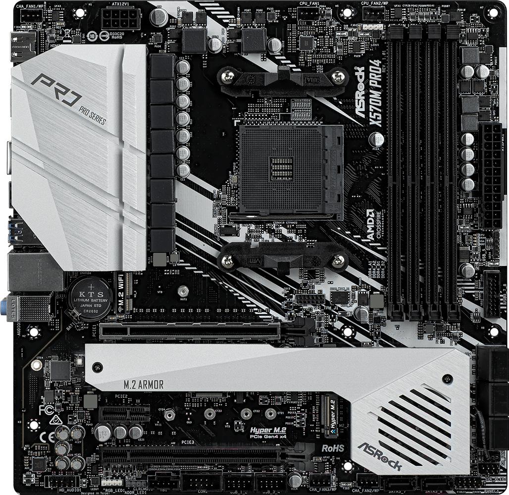 

Материнская плата ASRock X570M PRO4, X570M PRO4