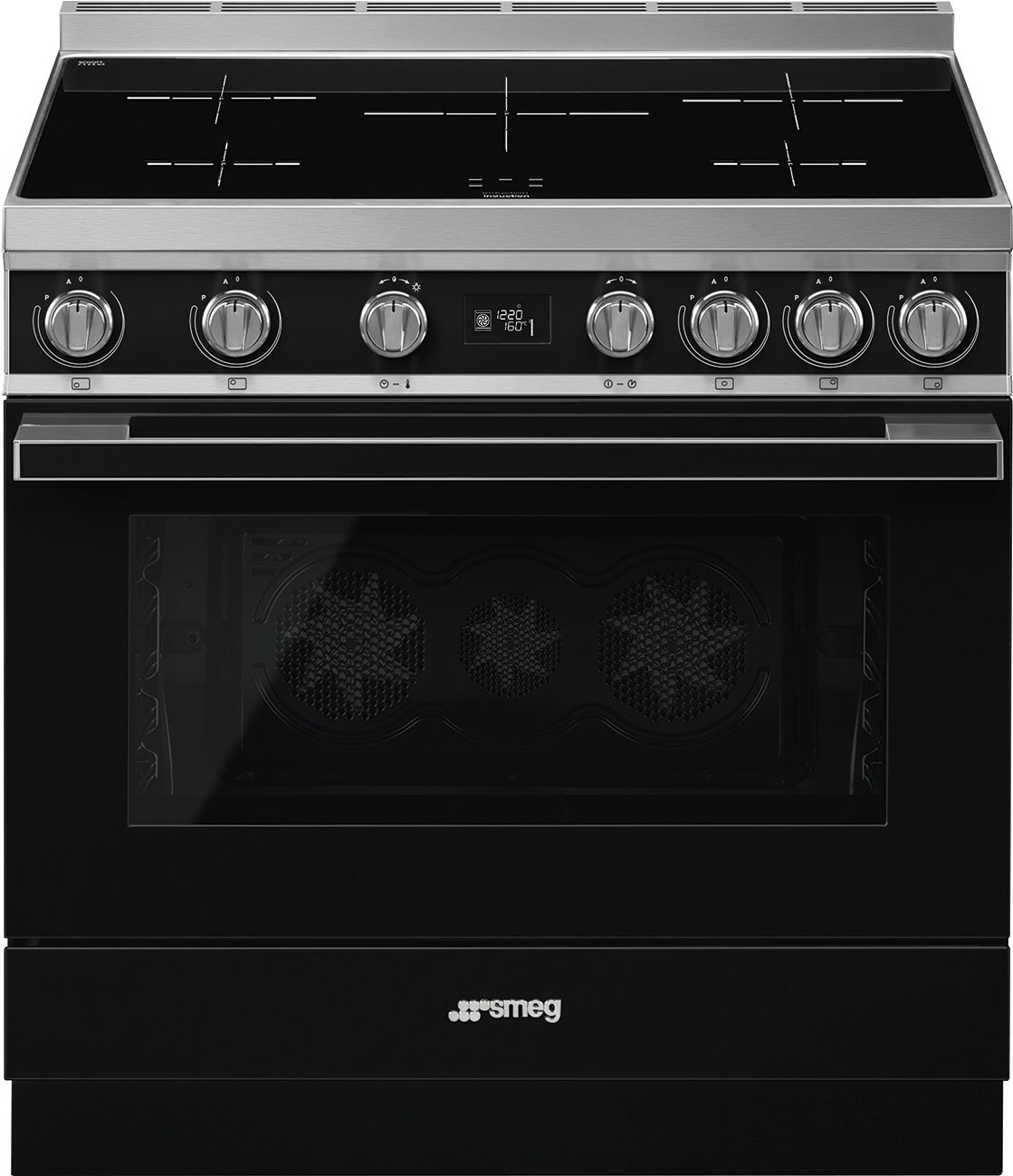 

Плита электрическая Smeg CPF9IPBL, Кухонная плита Smeg CPF9IPBL Black
